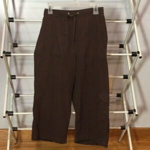 White Stag Brown Gauzy Capris